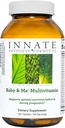 INNATE Response Formulas Baby & Me Multivitamin - Prenatal and Postnatal Vitamin with Folate, Choline, and Vitamins B12 and D3 - Vegetarian, Non-GMO, and Gluten-Free - 120 Tablet (60 Hizmet)