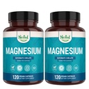 Nested Naturals Magnezyum Glycinate Chelate - 200 mg Chelated Supplement Magnezyum for Muscle Cramps, Relaxation, & Sleep Support - 100% Albion TRACCS Buffered Magnezyum Glycinate - 240 Vegan Capsules