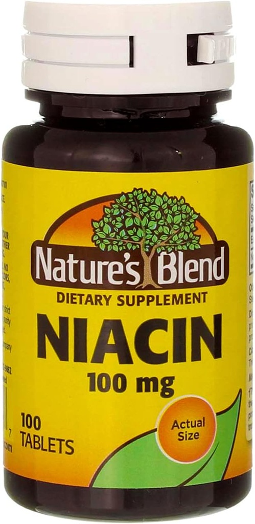 Nature's Blend Niacin 100 mg 100 mg 100 mg Tabs