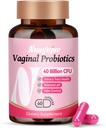 Kadınlar için Vaginal Probiyotikler,40 Milyar CFU pH Dengesini,Sağlıklı Vaginal Odor & Urinary Tract Health with Organic Prebiyotiks,Cranberry,60 Capsules