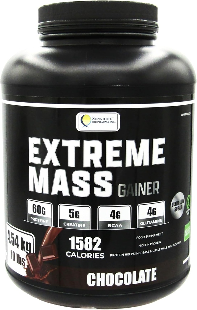 Extreme Mass Kilo Winer Muscle Builder, 10 lb (4.54 kg) Intense Workout Education Made of high Calorie Forized whey protein (Chocolate)