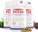 Yüksek Kan Basıncı Doğal, CoQ10, Nitrik Oksit, Black Odorless Aged,, Omega 3, L-Theanine, Vitamin D3 Kan Basıncı Desteği için