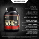 Βέλτιστη διατροφή 100% Whey Gold Πρότυπο, διπλή πλούσια σοκολάτα, 5 λίρες