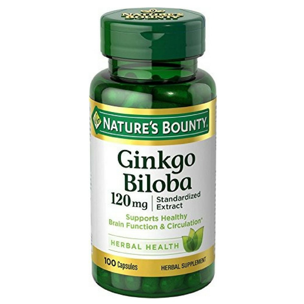 Bounty Ginkgo Biloba της Φύσης 120 mg 100 ea (πακέτο των 4)