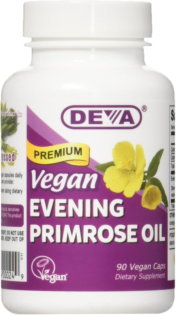Deva Vegan Vitaminleri Primrose Oil Vcap, 90 Count