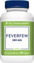 The Shoppe Feverfew 380MG, A Traditional Herb, Once Daily (100 Capsules)