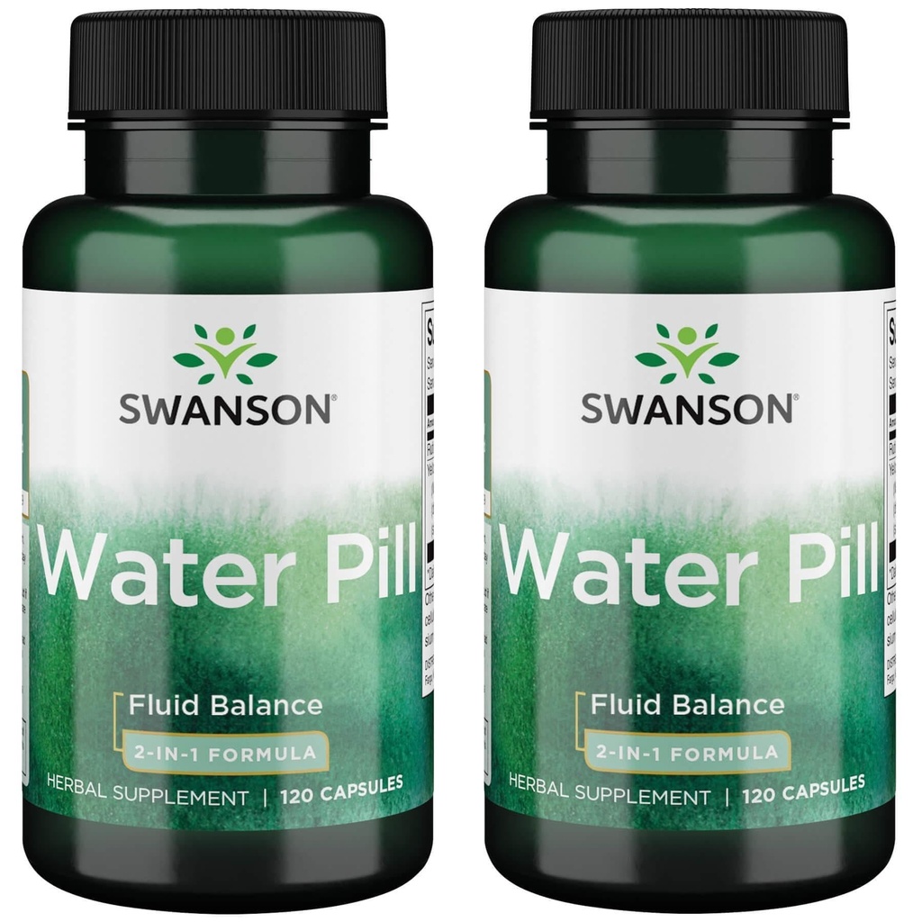Swanson Super- Strength Χάπια νερού 20 μιλιγκράμ 120 Καψάκια (2 Συσκευασία)