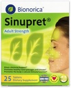 Bionorica Sinupret Yetişkin Güçlü Sinus - Immune Support Supplement - All Natural - Herbal Nasal Passage & Immunity Boost - 25 Tabletler