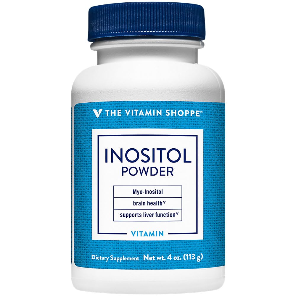 Mağaza Vitamini Inositol Toz - Beyin Sağlığını Destekler - Unflavored (4 oz. /134 Hizmetler)