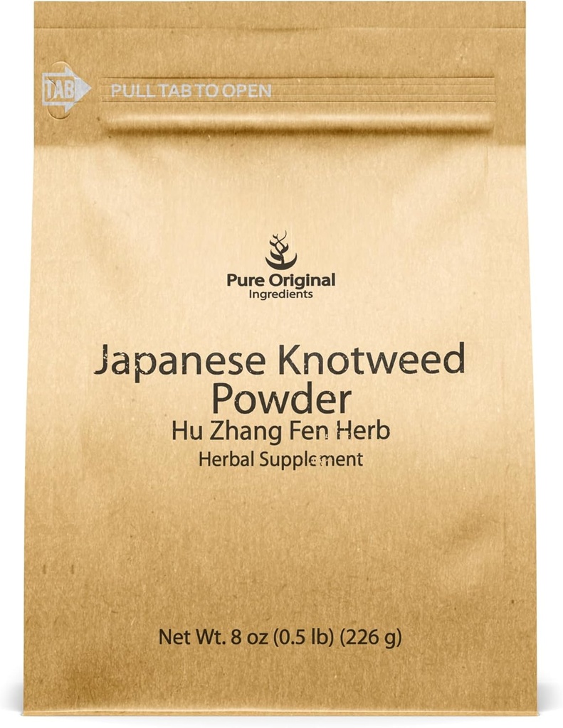 PURE ORIGINAL INGREDIENTS Japanese Knotweed (8 oz) Hu Zhang Fen, Traditional Supplement