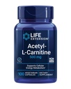 Life Extension Acetyl-L-Carnitine, Acetyl-L-Carnitine, C, Beyin, Mood & Nerve Health, Cellular Energy, 3-Month Supply, Gluten-Free, Non-GMO, Vegetarian, 100 Capsules