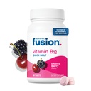 Bariatric Fusion Vitamin B12 Sublingual 1000 mcg Melts | Cherry Berry Flavored | B12 Dissolve Under Tongue Tabletleri Folic Acid | Sugar Free | Mecobalamin | 90 Kont