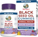 MaryRuth Organics Black Seed Oil Gummies | Black Cumin Tohum Yağı Tamam | Geleneksel Olarak Immune Support & Cardiovascular Health | Vegan | No Gelatin | Pectin Temel | 60 Gummies