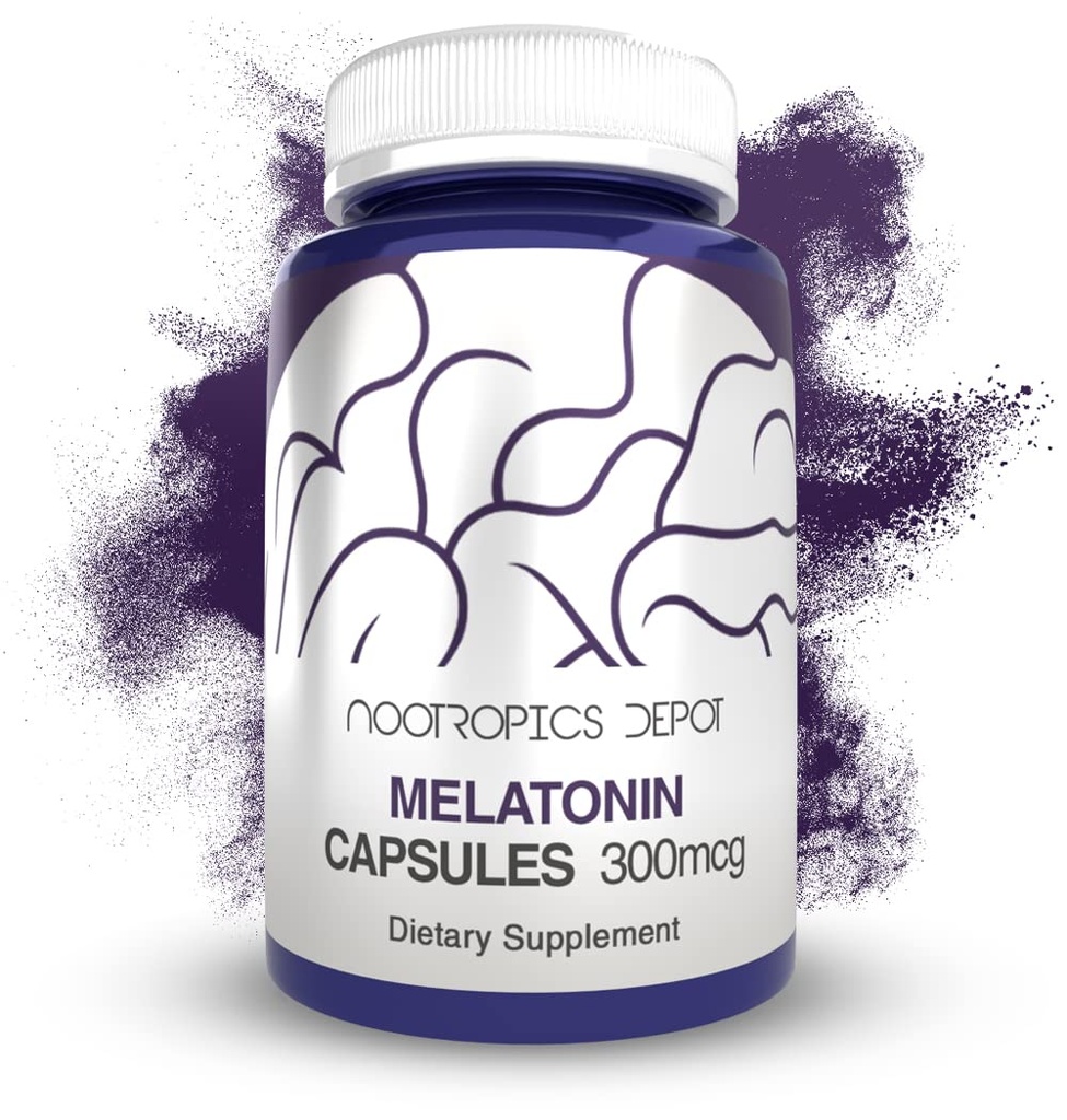 Melatonin Capsules | 300mcg | 120 Pills | Sağlıklı Uyku Lisanslarını Destekler | Rahatlama | Doğal Uyku Yardım Supplementleri