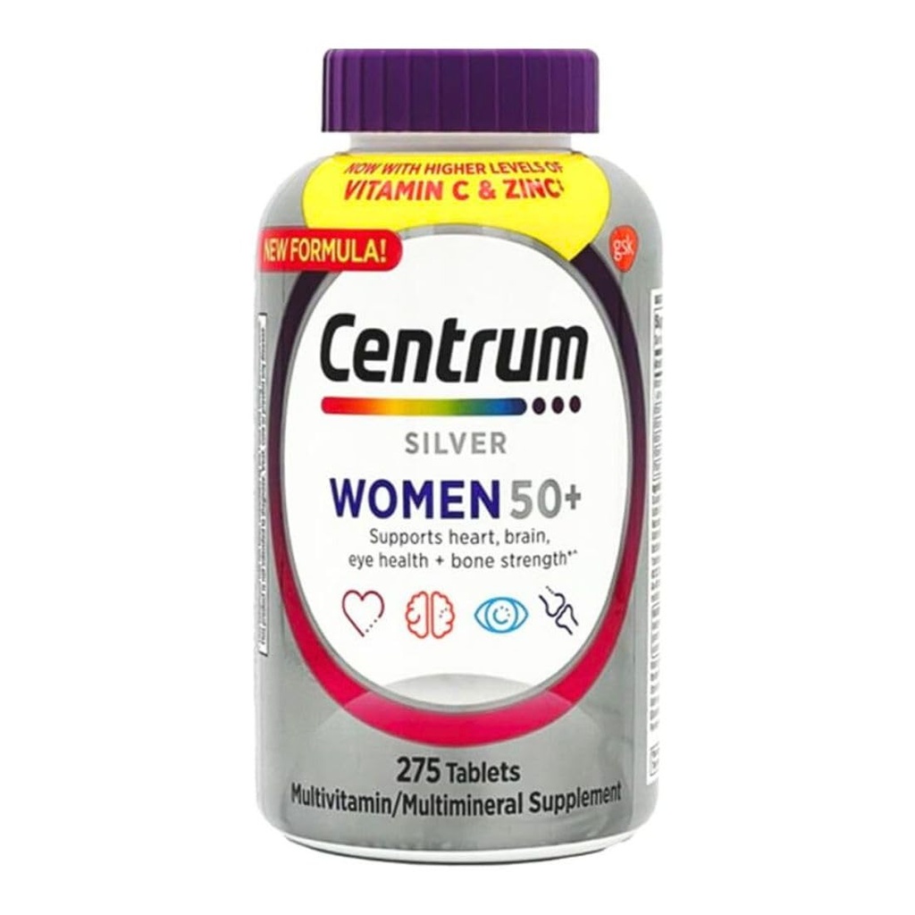Centrum Silver Women 50+ Πολυβιταμίνη Multimineral 275 Tabs