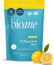 Fiber Rescue (6g Per Serving) - Psyllium Husk Powder for Digestive Health & Bloating Relief, Sugar Free Lemonade Prebiotic Soluble Fiber Powder, Non-GMO Fiber Supplement, Gluten Free - 30 Servings