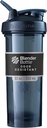 BlenderBottle Shaker Bottle Pro Series Perfect for Protein Shakes and Pre Workout, 32-Ounce, Black