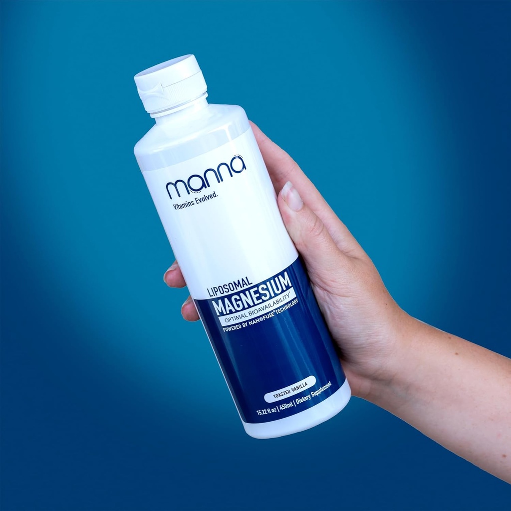 Manna Vitaminleri Evolved - Liposomal Magnezyum, Kadınlar ve Erkekler Mineral Tamamlayıcı Sıvısı