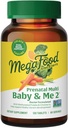 MegaFood Baby & Me 2 Prenatal Vitamin ve Mineraller - Kadınlar için Vitaminler - Folate (Folic Acid Natural Form), Choline, Iron, Iodine, ve C vitamini, Vitamin D ve daha fazlası - 120 Tabs (60 Hizmet)