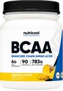 Nutricost BCAA Powder (Pineapple, 90 σέρβις) - Βέλτιστη αναλογία 2:1:1