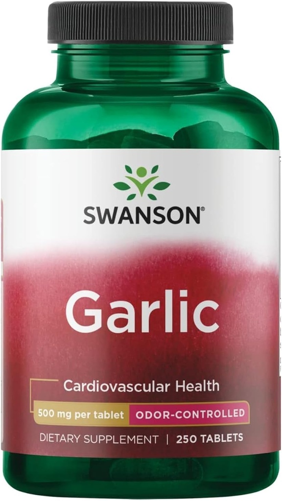 Swanson Best σκόρδο Odor-CNTRL 500MG 250 TAB
