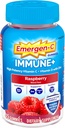 Emergen-C Immune+ Triple Action Immune Support Gummies, BetaVia (R), 1000 mg C, B Vitaminleri, Vitamin D ve Antioksis, Raspberry, Back to School Essentials - 45 Kont