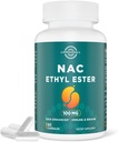 N-Acetyl Cysteine Ethyl Ester 100mg-More Absorption Than 1000mg NAC-with Glycine 600mg-Benefit Glutathione-Good for Immune System & Antioxidant for Adults,NACET(60 Capsules-1 Pack)
