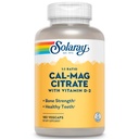 SOLARAYelli Magnezyum Citrate 1:1 Oran w/Vitamin D 2 - Kadınlar ve Erkekler için Gıda Supplements - Kalsiyum 1000 mg, Magnezyum 1000 mg - Bone Health Support - 60-Day Garanti, 30 Hizmet, 180 VegCaps