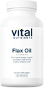Vital Nutrients Flax Tohum Yağı 3000 mg | Soğuk Basınlı Flax Yağı Kalp Sağlığı için ALA'nın Yüksek Teşviki* | Gluten, Süt ve Soy Free | Non-GMO | 100 Softgels