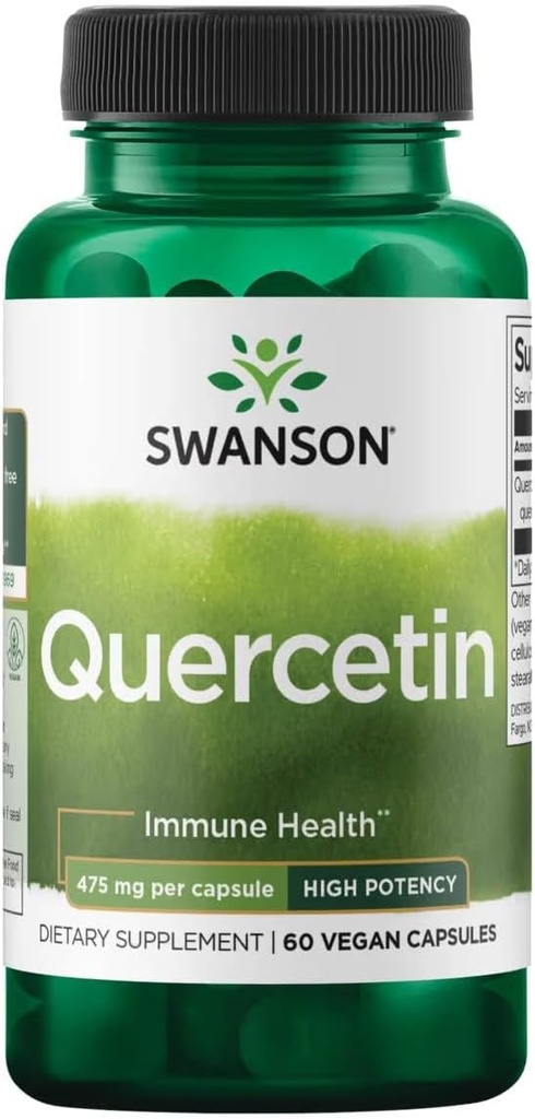 Swanson υψηλής ισχύος Quercetin - (60 κάψουλες Veggie)