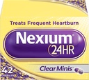 Nexium 24HR ClearMinis Acid Function Heartburn Relief Gecikme Kapsülleri All-Day And All-Night Protection From Frequent Heartburn, Heartburn Medicine With Esomeprazole Magnezyum - 42 Count