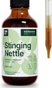 Stinging Nattle Leaf and Root 4 fl oz Liquid Extract - Φυσική υποστήριξη ούρων & νεφρών για τον άνθρωπο και τη γυναίκα - Organic Urtica Dioica - συμπλήρωμα βοτάνων υψηλής ισχύος - 90 ημερών προσφοράς