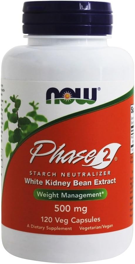 Şimdi Gıdalar, Faz 2 Yıldız Neutralizer, 500 mg, 120 Veg Capsules