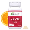 EZ Melts Dissolvable CoQ10 Supplement 100 mg, Sugar-Free, 2Month Supply - 1 Pack