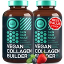 Vegan Collagen ATM Tabletleri - Cruelty-Free Vegan Collagen Supplements - Biotin, Organik Superfood, Plant Based Collagen Vitamins for Skin, Hair, Nails - 2Pack, 60 Vegeterian Collagen Boost Pills