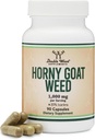 Horny Goat Biz Erkekler ve Kadınlar için - No Fillers (Max Strength Epimedium Std. to% 20 Icariins) hizmet başına 1000 mg, 90 Capsules (Male Enhancing Supplement) Double Wood