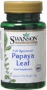 Swanson Full Spectrum Papaya Leaf - Herbal Supplement Digestive Health & GI Tract Support - Doğal Formula Genel Wellness - (60 Capsules, 400 mg Her)