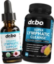 Lymphatic Drainage Supplements Drops & Pills - Organik Lymphatic Support Liquid Drops Cleanse Capsules with Echinacea, Ginger, Dandelion, Red Root Supplement Lymphage Node Detox Cleanse System
