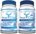 Consumer Health AnxiClear - Boosts Mood, Calms The Mind, Elevates Serotonin Levels - 5-HTP, L-thianine - 1 Day + 1 Night