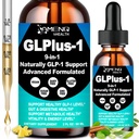 GLP-1 συμπλήρωμα για γυναίκες & άνδρες, 9-σε-1 Φυσικά υποστήριξη GLP-1 w. Βερβερίνη HCI Κυελώνη Κανέλα Πράσινο τσάι Εριοκιτρίνη, GLP1 για την πήξη ούρων Μεταβολική, GLP-1 σταγόνες 6X ισχυρότερη από κάψουλες