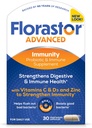 Florastor Immunity Boost Daily Probiyotik & Immune Support Supplement for Women and Men, Saccharomyces Boulardii CNCM I-745 Plus çinko, C & D3 (30 Capsules)