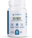 Klinik Etkileri Deniz Moss - Amerikan Deniz Moss Capsules with Bladderwrack, Burdock Root and Bioperine for Thyroid, Heart Health, Kilo Management and Energy Support - 60ct - Made in the USA