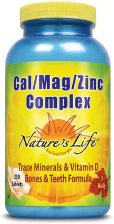 Nature's Life Cal Mag çinko Kompleksi | 250 ct