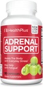 Sağlık Plus Adrenal Fonksiyonlar ve Antioksit Desteği ve Stres Yardımı için Adrenal Cleanse Ashwagandha Capsules, 90 Capsules