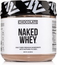 NAKED Whey σοκολάτα 1LB - Όλα τα φυσικά χόρτο Fed πρωτεΐνη ορού γάλακτος σκόνη, οργανικό κακάο, και ζάχαρη καρύδας - Δεν ΓΤΟ, χωρίς σόγια, και χωρίς γλουτένη, ανάπτυξη βοήθειας και ανάκτηση - 12 εξυπηρετούν