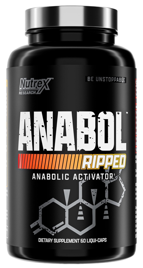 Nutrex Research Anabol Rory Muscle Builder for Men, 2in-1 Muscle Builder ve Kedding Supplement, (60 Count)