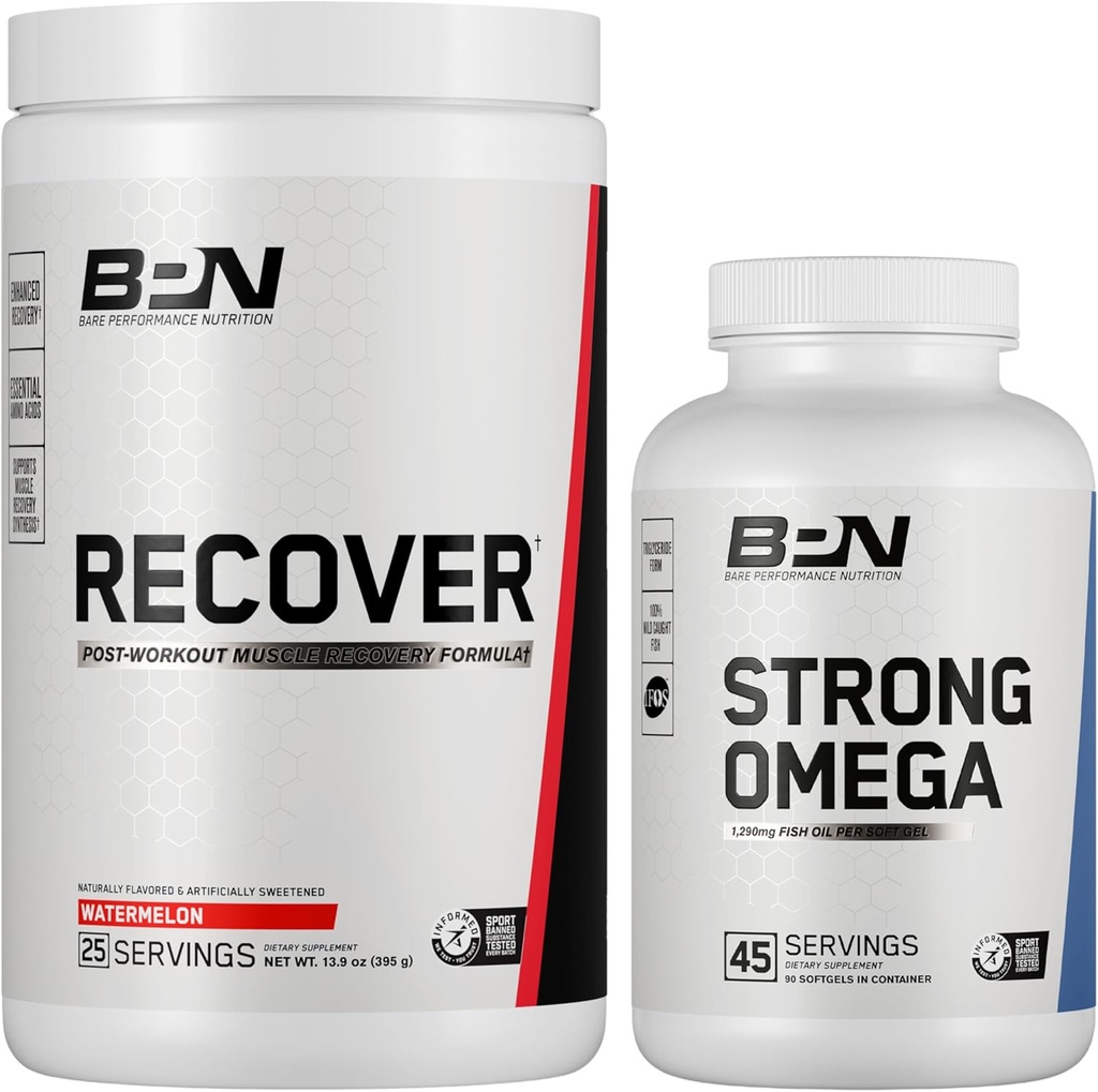 BARE PERFORMANCE NUTRITION BPN Recover & Güçlü Omega Sche