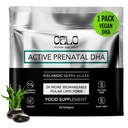 Orlo PRENATAL DHA - Prenatal DHA Omega 3 Supplement - Triple Strength Omega3s - Vegan DHA & EPA - Algae Omega-3 Oil - Gecikme sırasında Beyin Gelişimi (60 Mini Softgels)
