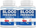 [2-Bottle Value Pack] Φόρμουλα πίεσης αίματος μακροβιότητας -Επιστημονικά σχεδιασμένη με Hawthorn & 12+ Ποιότητα Όλα τα φυσικά βότανα