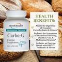 Yeni SA Enzymes Carbo-G Yüksek Potency Enzyme Mix Formula Supplement with Probiyotiks & Herbs for Carbohidrat Breakdown, Nutrient Abxia 90 Capsules